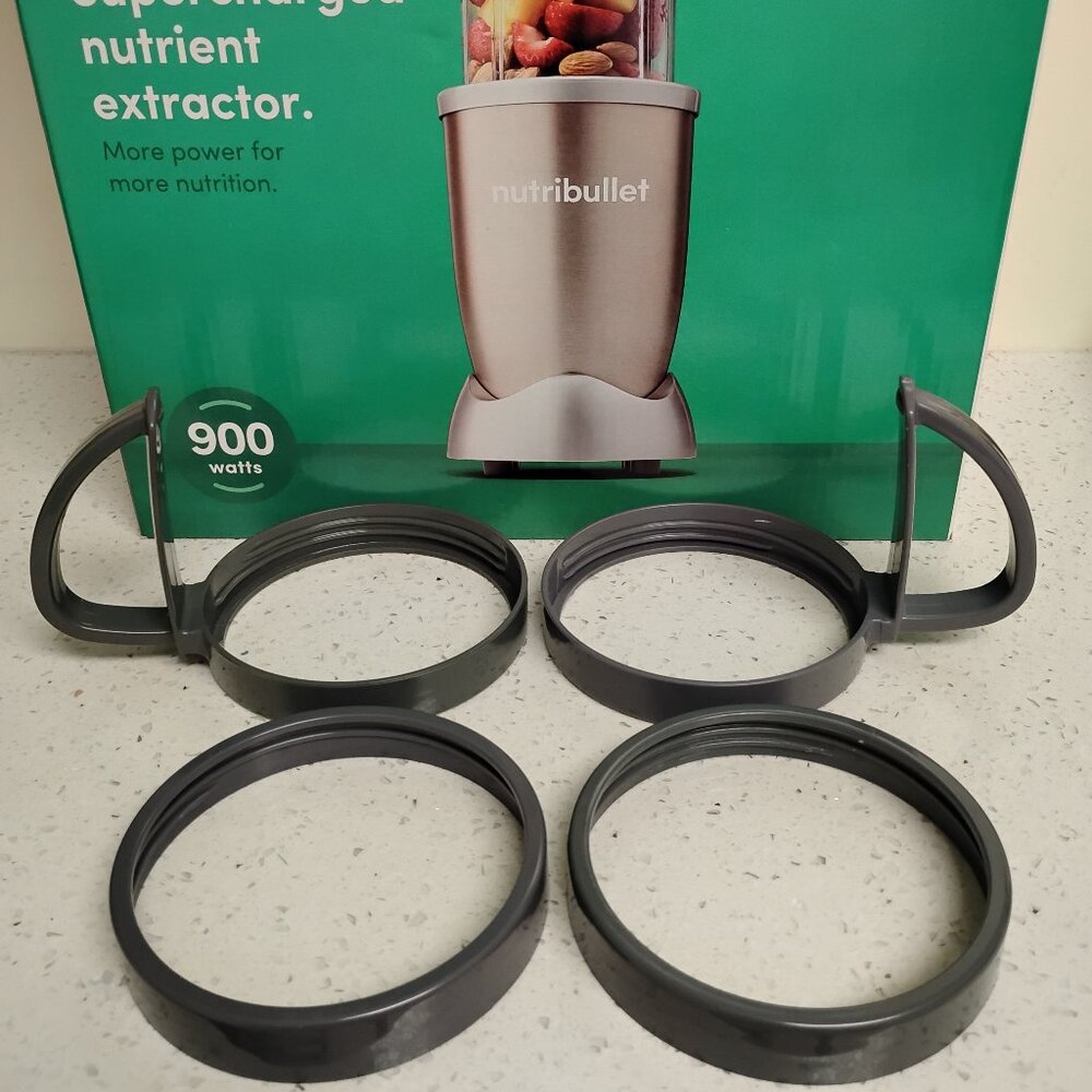 Nutribullet parts 2 lip rings, 2 lip rings with handle new